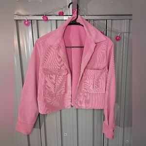 Zara Blush Pink Utility Jacket